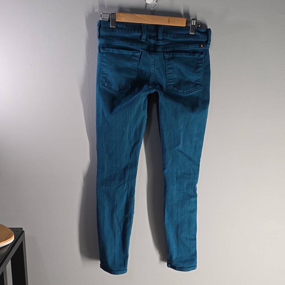 Lucky Brand Jeans Women's Size 4 Crayola teal Blue Ankle Jeans - Picture 2 of 13